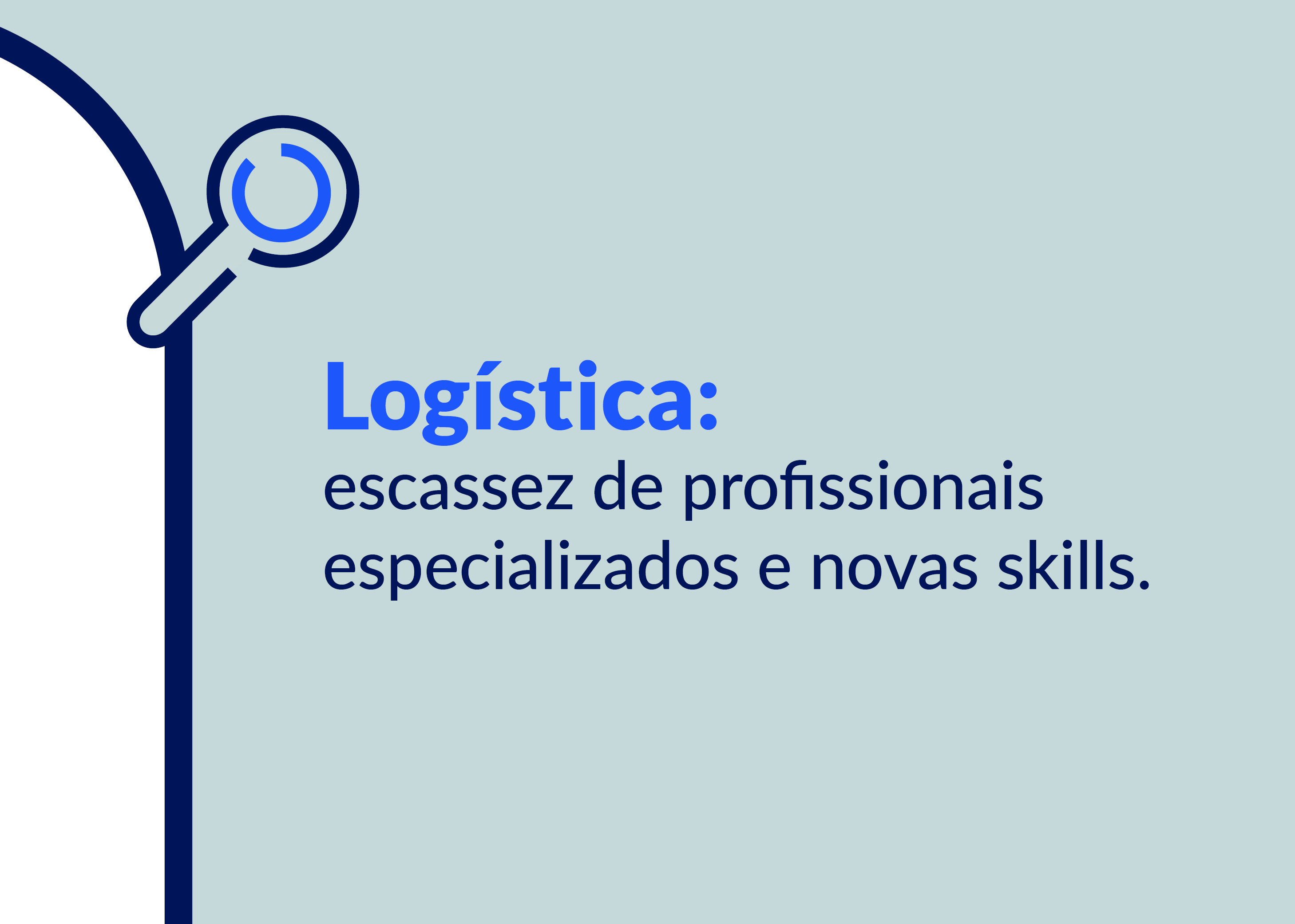 Logística: escassez de profissionais especializados e novas skills.